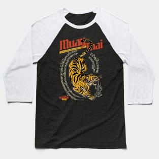 Sak Yant Muay Thai Tiger The Art of Eight Limbs Baseball T-Shirt